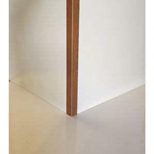 Alucouleur - Lot 5 Corni&egrave;res d'angle Ch&ecirc;ne Dor&eacute; - &eacute;paisseur 1 mm- Long 150 cm (2 cm x 2 cm )