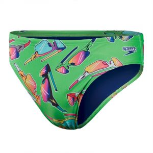 Speedo Slip de bain Homme Escape 5 cm vert