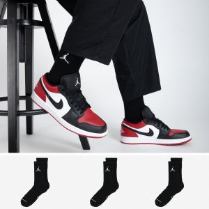 Jordan Chaussettes mi-mollet Everyday (3 paires) - Noir - Taille M - Unisex