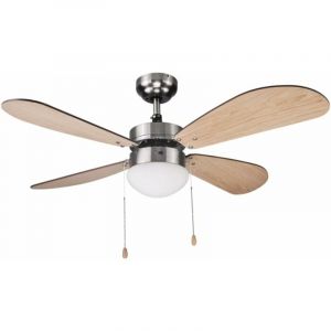 Haeger Cosy Fan FC424006A Ventilateur de plafond avec lumière 50W 107cm Bois