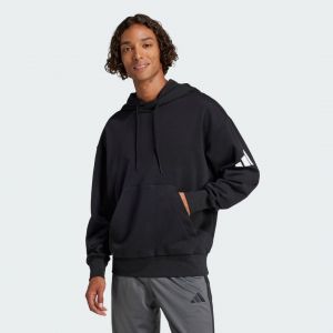 Adidas Sweat-shirt à capuche ample French terry logo à 3 bandes Essentials, pointure X-Large - Taille X-Large