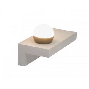 Globo Applique LED luminaire éclairage béton gris métal noir salon chambre
