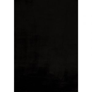 Nazar Tapis de salon rectangulaire - 160x230cm - uni a poils long RUGS - COSY 902 - Noir - noir