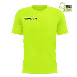 Givova, t- chemise fraîche, jaune fluo, 3XL