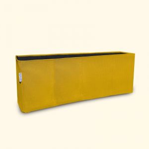 Jardinière respirante 100 cm Jaune
