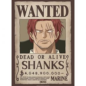 GB eye Abystyle Gbeye - One Piece Poster Wanted Shanks (52x38cm)