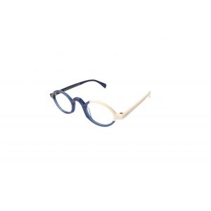 Xlab Unisex St.Elena Montures optiques Ac&eacute;tate Bleu Ronde Anti-lumi&egrave;re bleue