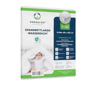 Sensalou Spannbettlaken wasserdicht 60 x 120 cm Inkontinenz Spannbetttuch