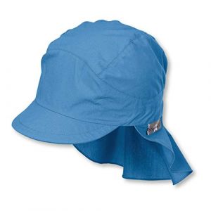 Image de Sterntaler Bonnet pare-soleil étoiles velours bleu - Taille 51 cm