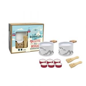 Cookut Appareil &agrave; raclette &agrave; la bougie s&eacute;rie limit&eacute;e sport d'hiver