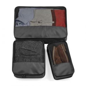 Bagbase - Ensemble de compartiments valise (Lot de 2) (Taille unique) (Noir) - UTBC4165