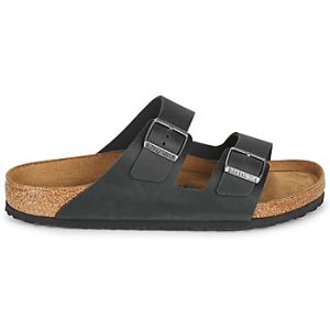 Birkenstock Mules ARIZONA SFB LEATHER Noir - Taille 39,40,41,42,43,44,45,46