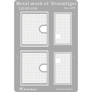 Image de Metal Mesh For Sturmtiger For Afv/dml 1:35e Lion Roar greatwallhobby
