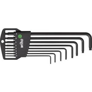 Wiha Jeu de cl&eacute;s m&acirc;les TORX MagicSpring en &eacute;tui Classic, 8 pi&egrave;ces (366R H8) - 34740