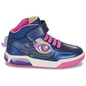 Image de Geox Baskets montantes enfant J INEK GIRL B - Couleur 28,29,30,31,32,33,34,35 - Taille Marine