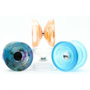 YoyoFactory Atom Smasher - Bleu (Avancé unresponsive Yo-yo, Roulement à Billes, Ficelle Et Instructions Incluses)