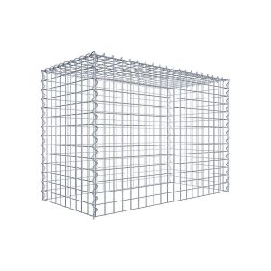 Gabion sur toile type 3 100 cm x 70 cm x 50 cm (L x H x P), maille 5 cm x 5 cm, spirale
