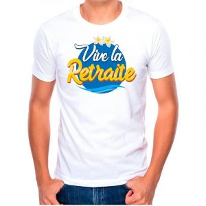 Image de T shirt à dédicacer Retraite Modèle Homme