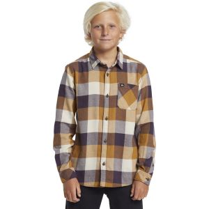 Quiksilver Motherfly Classic - Chemise en flanelle pour Garçon 8-16 Marron - Taille 12