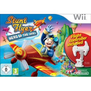 Stunt Flyer : Hero of the Skies + flight controller [Wii]