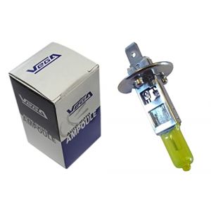 1 ampoule Vega Jaune ancien H1 55W P14.5s Marque Française 12V