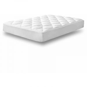 Surmatelas 3D Luxe Sampur Convient à tous les matelas - 4 sangles de maintien - Confort enveloppant - 180 x 200 cm - Blanc