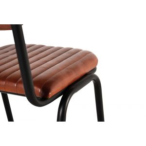 Lot De 2 Chaises En Cuir