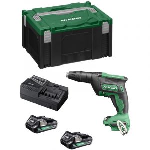 Hikoki Visseuse de plaquiste W18DAWAZ (2 x 2,0 Ah UC18YFSL Coffret HSCIII)