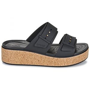 Crocs Mules compens&eacute;es femme Brooklyn Cork