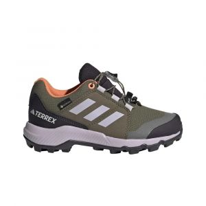 Adidas Terrex Gore-TEX Hiking Shoes Chaussures de randonnée, Olive Strata/Silver Dawn/Amber Tint, 39 1/3 EU