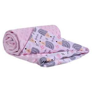 Medi Partners Couverture Bébés 100% Coton 75x100cm pour Enfant Minky Multifonctionnel Bilatéral Doux et Melleux pour Landaus