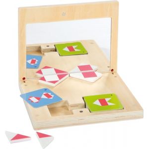 Legler Symétrie avec Miroir « Educate » en Bois, Jeu de Placement, pour Les Enfants à partir de 5 Ans, 12463