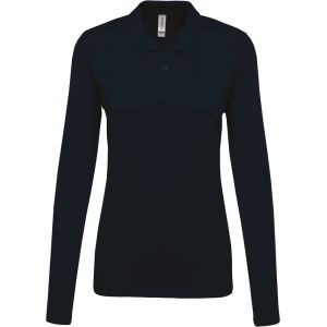 Kariban Pack 40 Polo pique manches longues femme Navy K257 - Taille XS