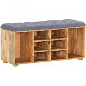 VidaXL Banc d'entr?e 100x35x47 cm Bois de manguier solide