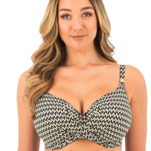 Haut de maillot de bain - Noir avec Motif