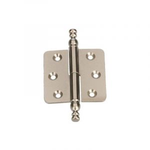 KOTARBAU Charnières décoratives 45 x 45 mm Bande de style Charnière de meubles universelle Différentes couleurs Antirouille Gauche/droite Robuste Pratique (satin droite)
