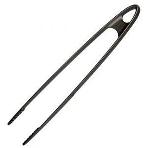 Westmark Gentle-Plus 13692275 Pince à barbecue en plastique résistante à la chaleur jusqu'à 270 °C Noir Longueur 29 cm