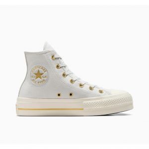 Converse Chuck Taylor All Star Lift Barely Grey/Egret/Gold, Footwear, en beige, taille: 41 - Couleur beige - Taille 41