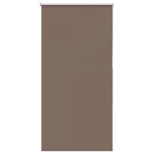 VidaXL Store enrouleur occultant café 75x130cm largeur du tissu 70,7cm