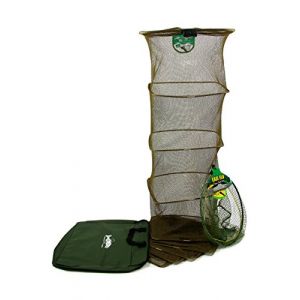 Dinsmores Unisexe rivière Bourriche et épuisette Combo, vert/marron, 3.0m/45cm - 30502025