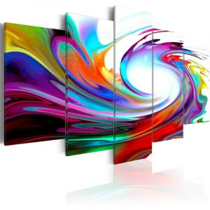 Artgeist Tableau - Rainbow - swirl - 200x100
