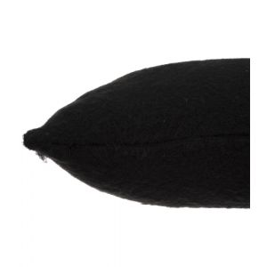 Atmosphera Coussin Déco Effet Mohair "Origines" 45x45cm Noir