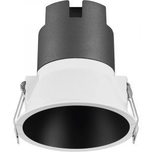Osram Spot encastré LED TWIST, blanc/noir 830 Ø 9,3 cm Métal