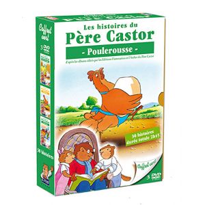 Coffret Les Histoires du Père Castor - Poulerousse + La Chèvre et les biquets + Les bons amis