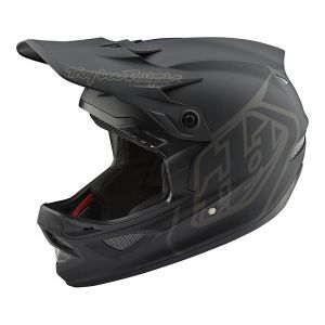 Troy Lee Designs Casque integral d3 fiberlite mono noir 2018 xxl 62 63 cm