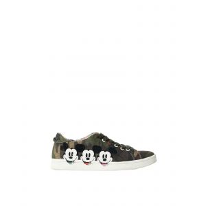 Desigual Shoes_Cosmic_Mickey, Basket Femme, Vert, 37 EU