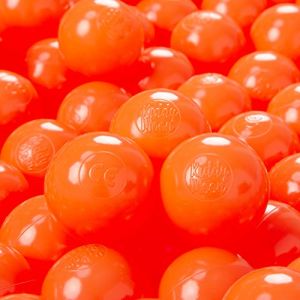 300/6Cm ? Balles Colorées Plastique Pour Piscine Enfant Bébé Fabriqué En eu, Orange - orange - Kiddymoon