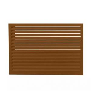 Decoclim Dos habillage groupe extérieur cache-clim Brun argile RAL 8003 Taille M