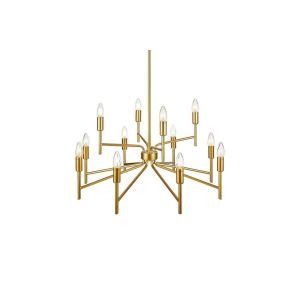 Boutica-design Chandelier Regent 12x40W E14 Or Or