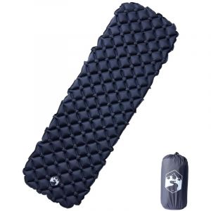 VidaXL Matelas de camping gonflable gris 190x58x6 cm - Grey